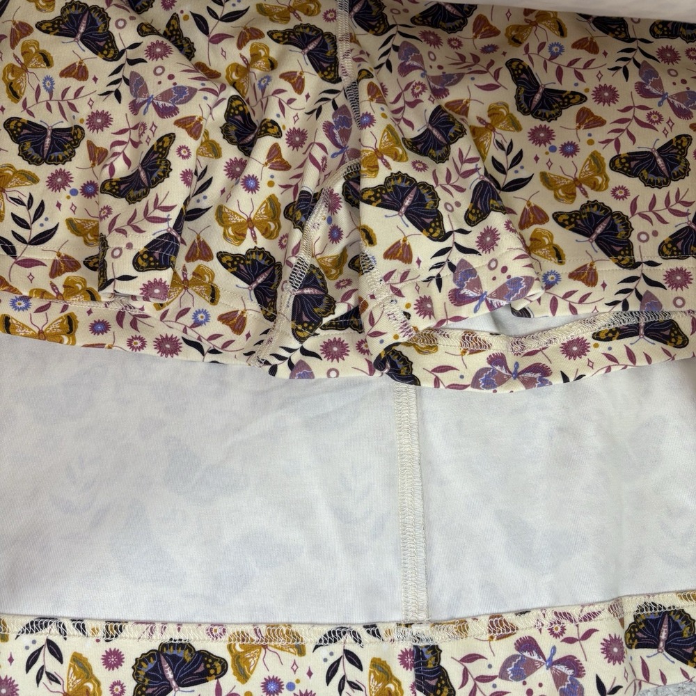 Duluth Trading Co NoGA Classic Skort Ivory Butterfly Print Women's Size XXL‎ - Picture 7 of 10